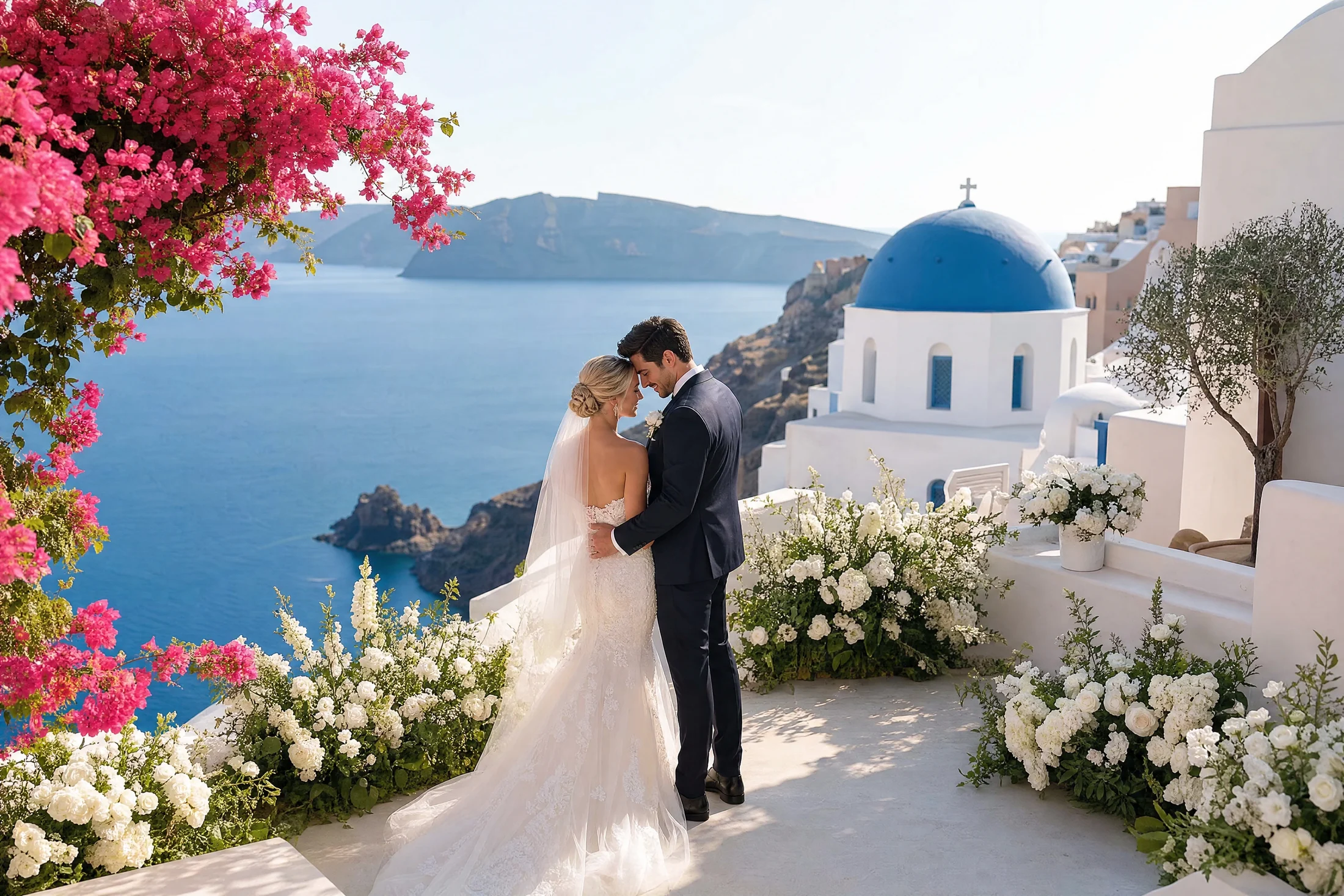 Mariage en Grèce, mer Égée
